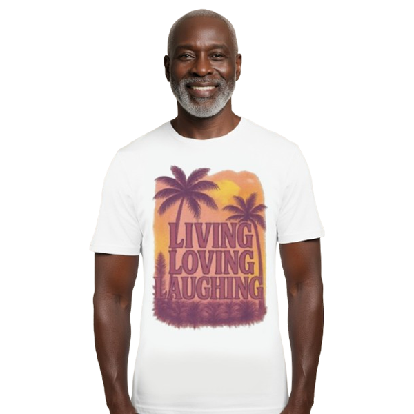 Live Love Laugh - Tropical Tee Live Love Laugh - Tropical Tee