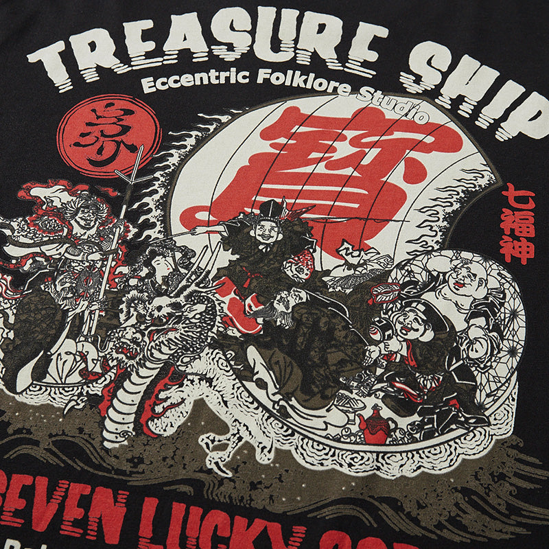 Seven Lucky Gods Cotton T-shirt