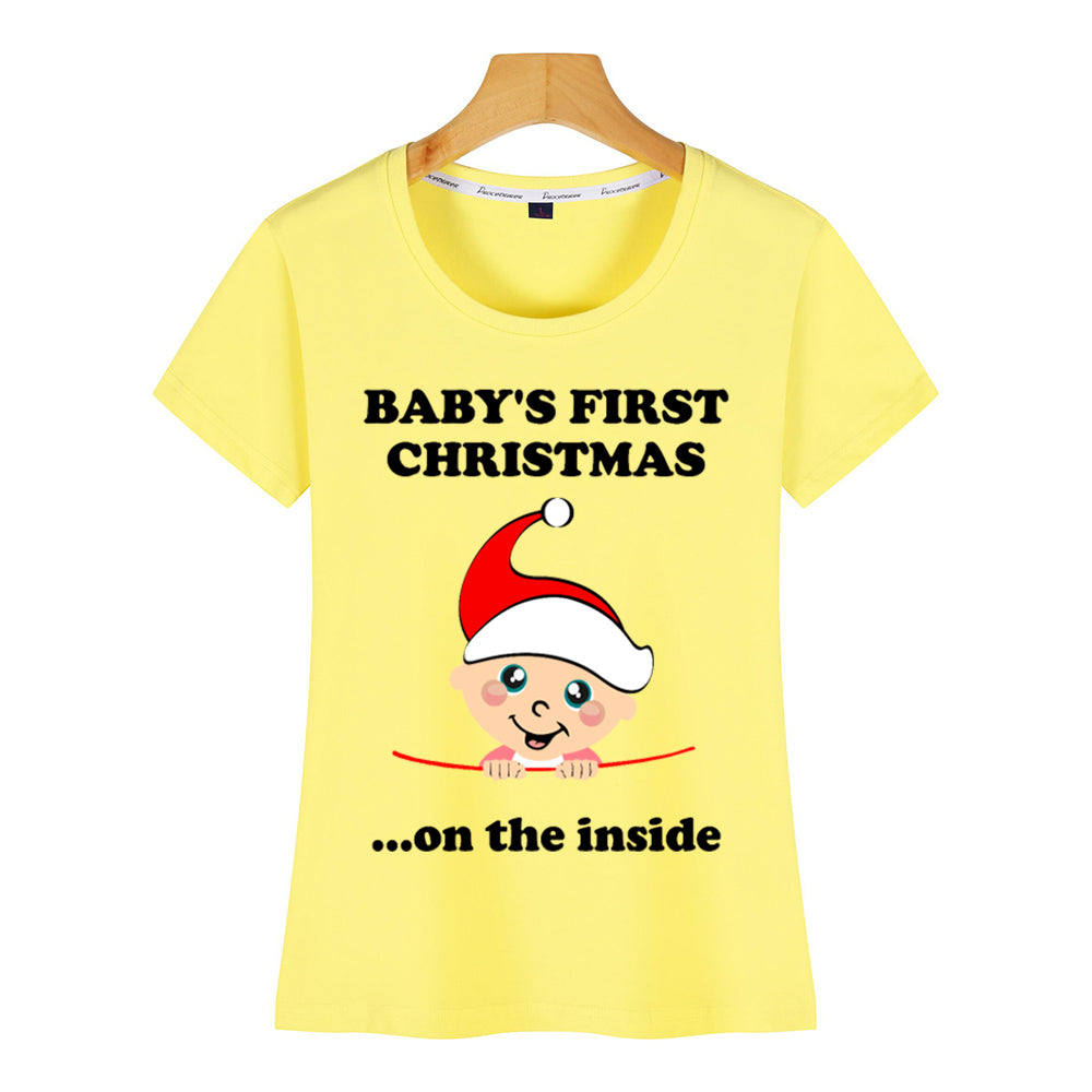 Christmas baby short sleeve T-shirt