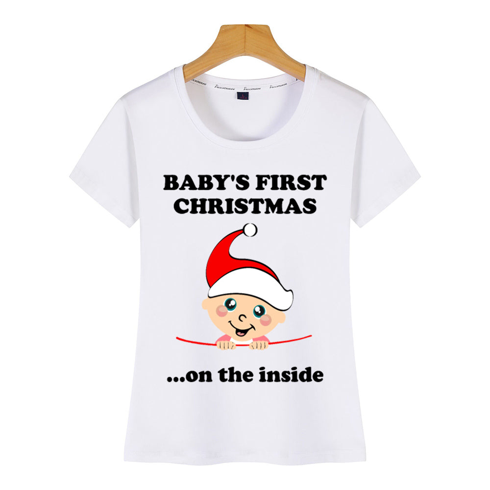 Christmas baby short sleeve T-shirt