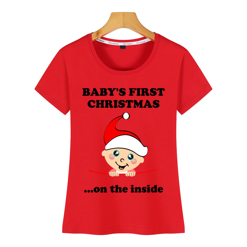 Christmas baby short sleeve T-shirt