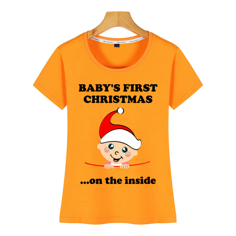 Christmas baby short sleeve T-shirt