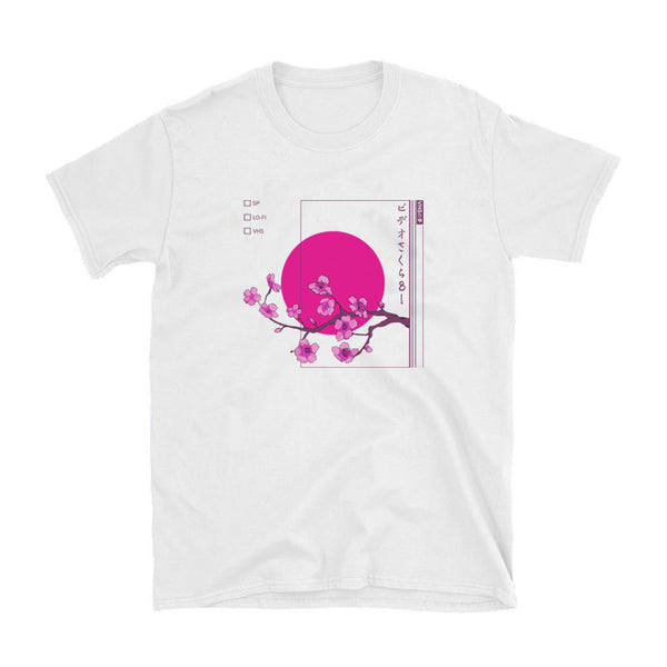 Men's And Women's Personality Plum Printing T-shirt