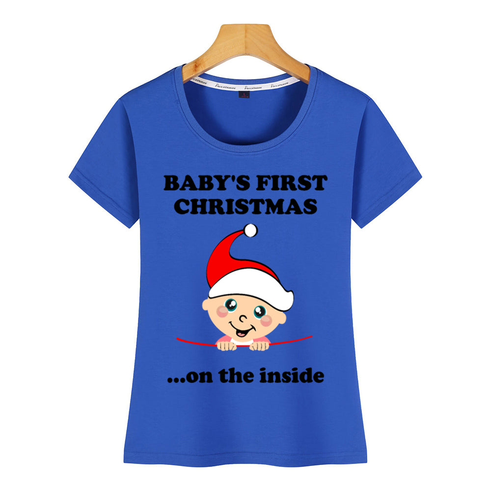 Christmas baby short sleeve T-shirt