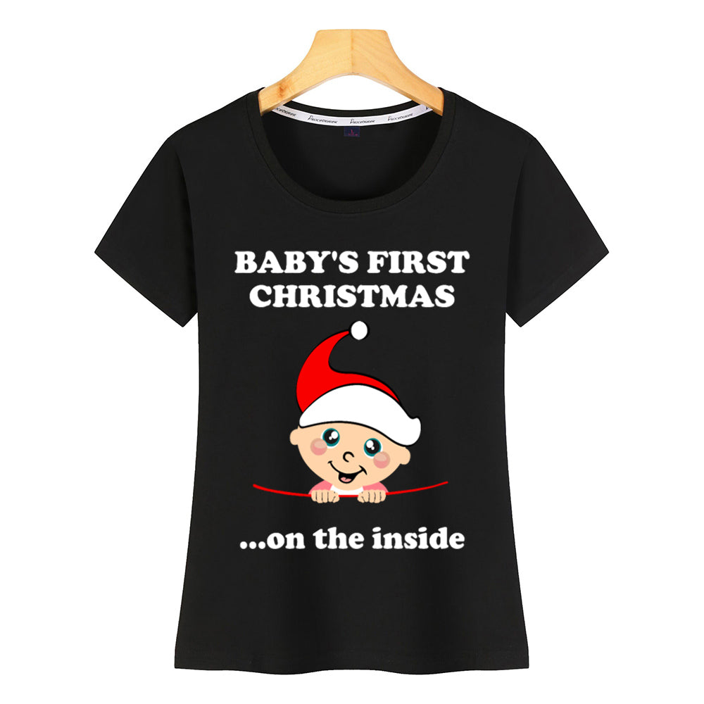 Christmas baby short sleeve T-shirt