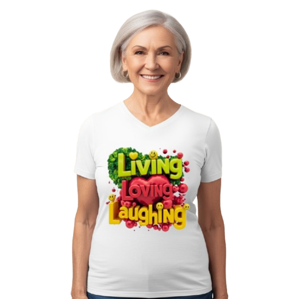 Live Love Laugh - Love V-Neck Tee